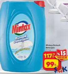 MİNTAX BULAŞIK DETERJANI 4 KG